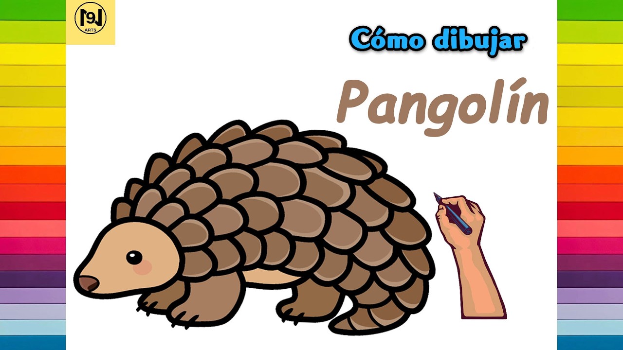 Cómo dibujar un pangolín