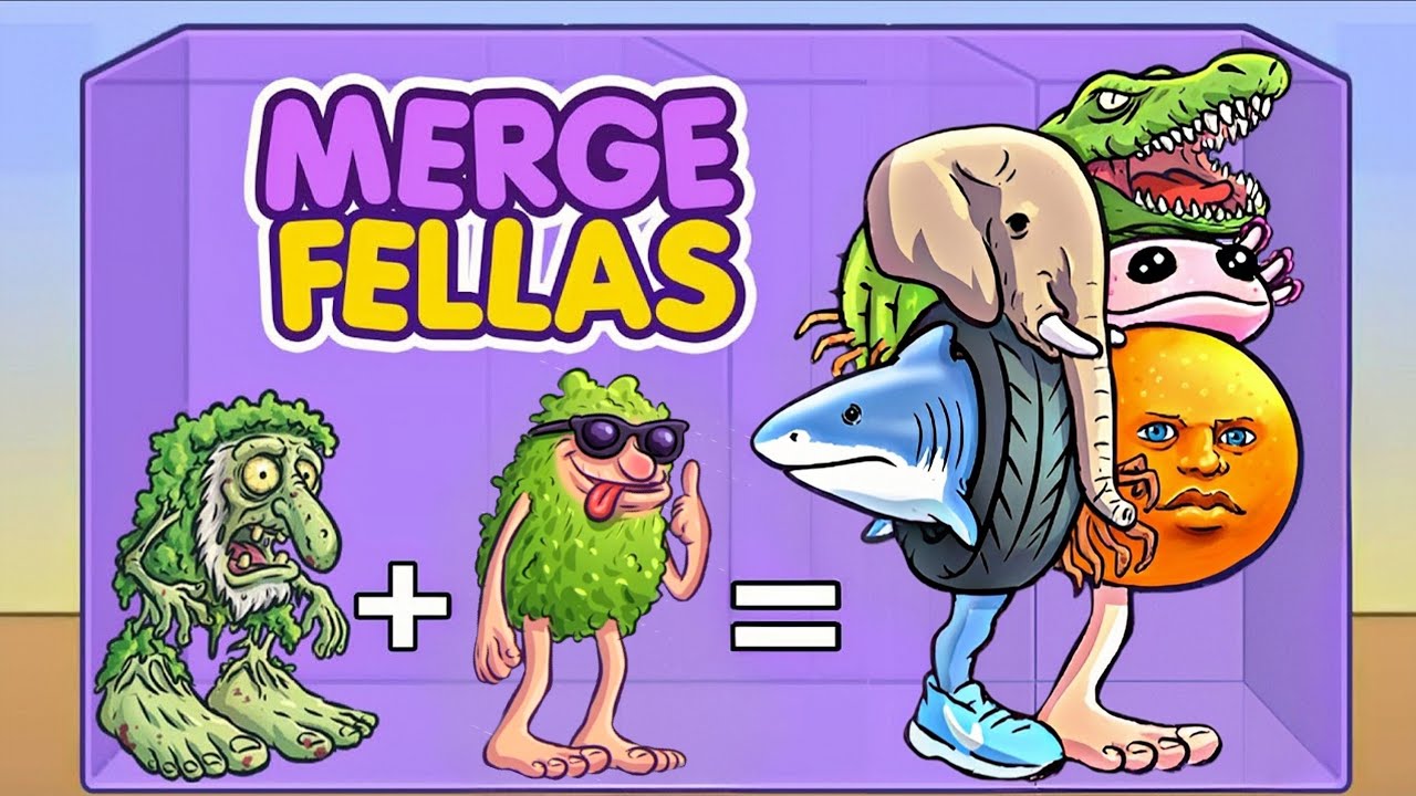 Merge Fellas Italian Brainrot 1 Gameplay MAX LEVEL 19 Secrets Revealed! Walkthrough New Update