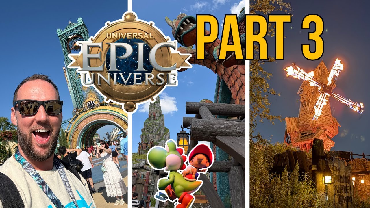 EPIC Universe: полный день | Universal Orlando Resort | Сентябрь 2025 г. Орландо Видеоблог, часть 3