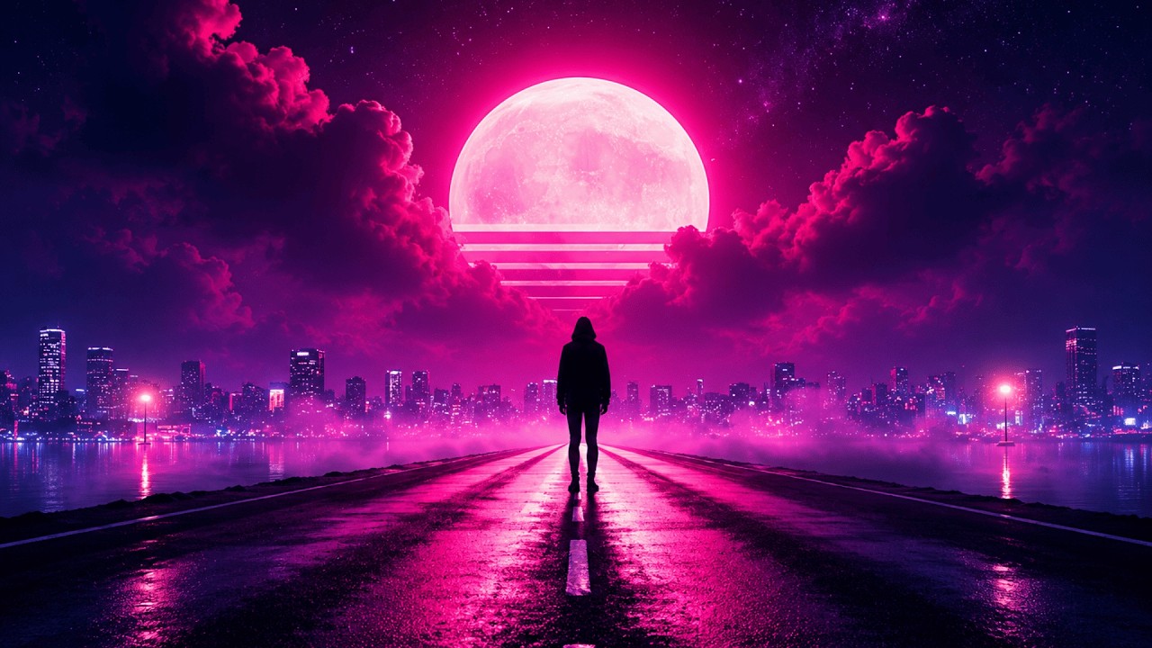 Still Falling Forward — Emotional Synthwave | Retrowave Song (AI Music)