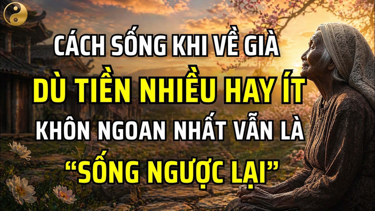 KHI VỀ GIÀ, DÙ TIỀN NHIỀU HAY ÍT THÌ CÁCH SỐNG KHÔN NGOAN NHẤT CHÍNH LÀ 