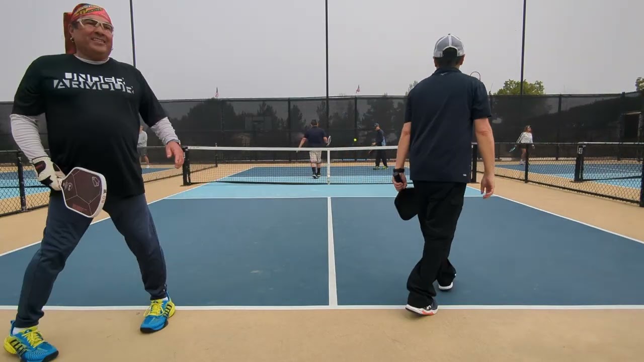 Eric, Hendry vs Vito, Oscar 2.14.26 #pickleball Set 2 at Vellano Park, Chino Hills, CA
