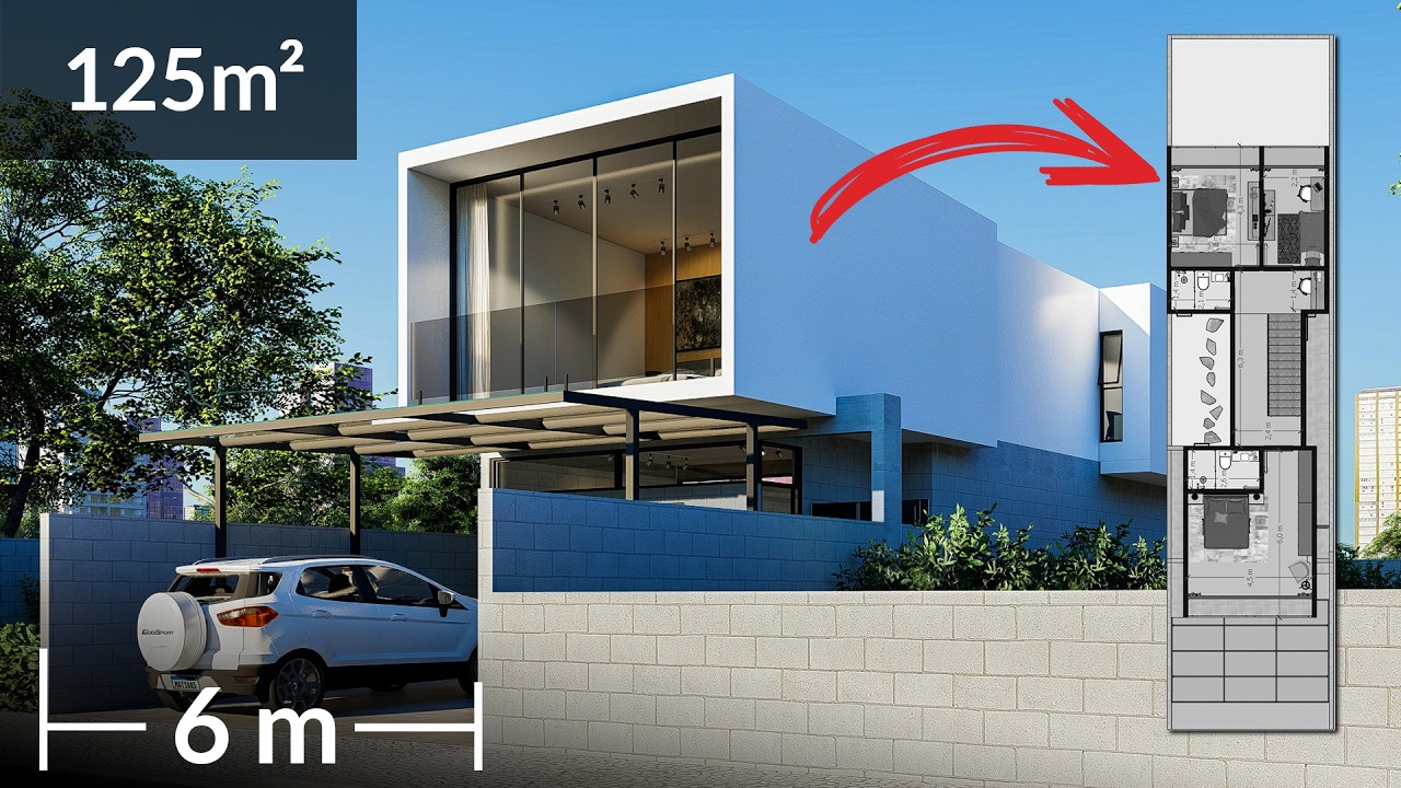 Casa Geminada MODERNA E ACONCHEGANTE | Um refúgio de conforto para centros urbanos