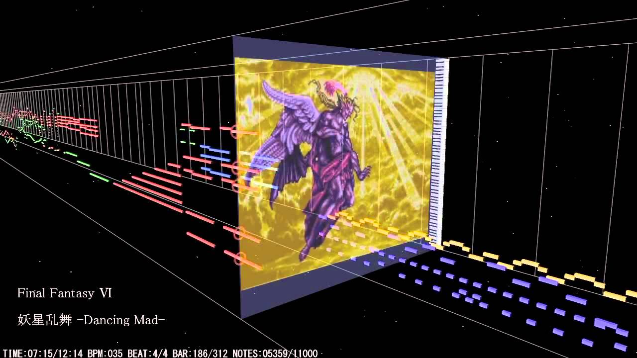 【MIDI】Final Fantasy VI 「妖星乱舞 -Dancing Mad-」 The Black Mages + α.ver