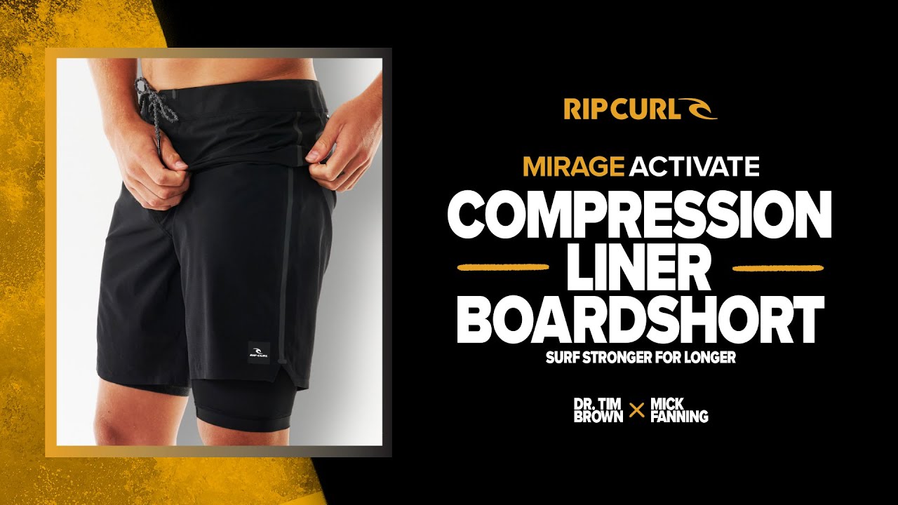 Mick Fanning & Dr Tim Brown | Mirage Activate Compression Liner Boardshort Discussion | Rip Curl