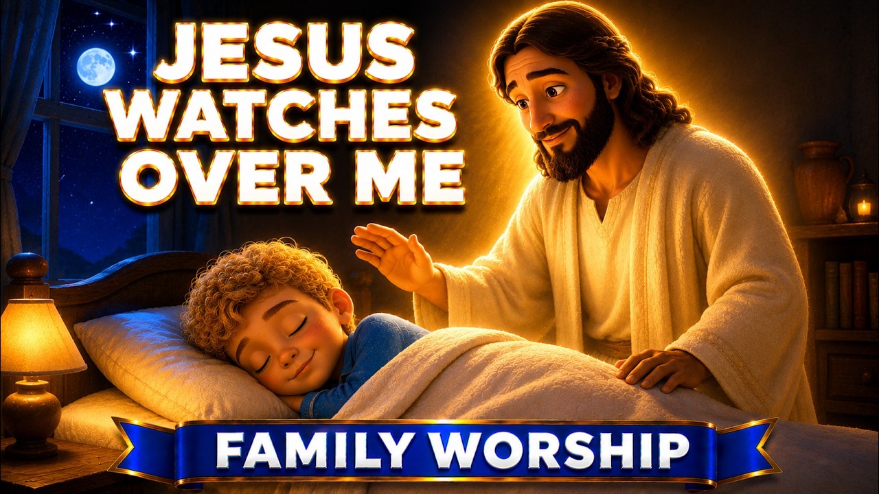 JESUS WATCHES OVER ME / Christian Song for Kids