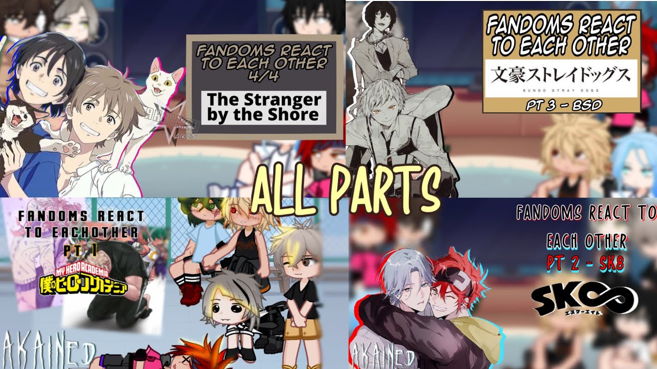 𝘼𝙇𝙇 - 𝙛𝙖𝙣𝙙𝙤𝙢𝙨 𝙧𝙚𝙖𝙘𝙩 𝙩𝙤 𝙚𝙖𝙘𝙝𝙤𝙩𝙝𝙚𝙧 ! -AIKEN | #mha #bsd #sk8 #gacha #fypageシfollow #fypviral