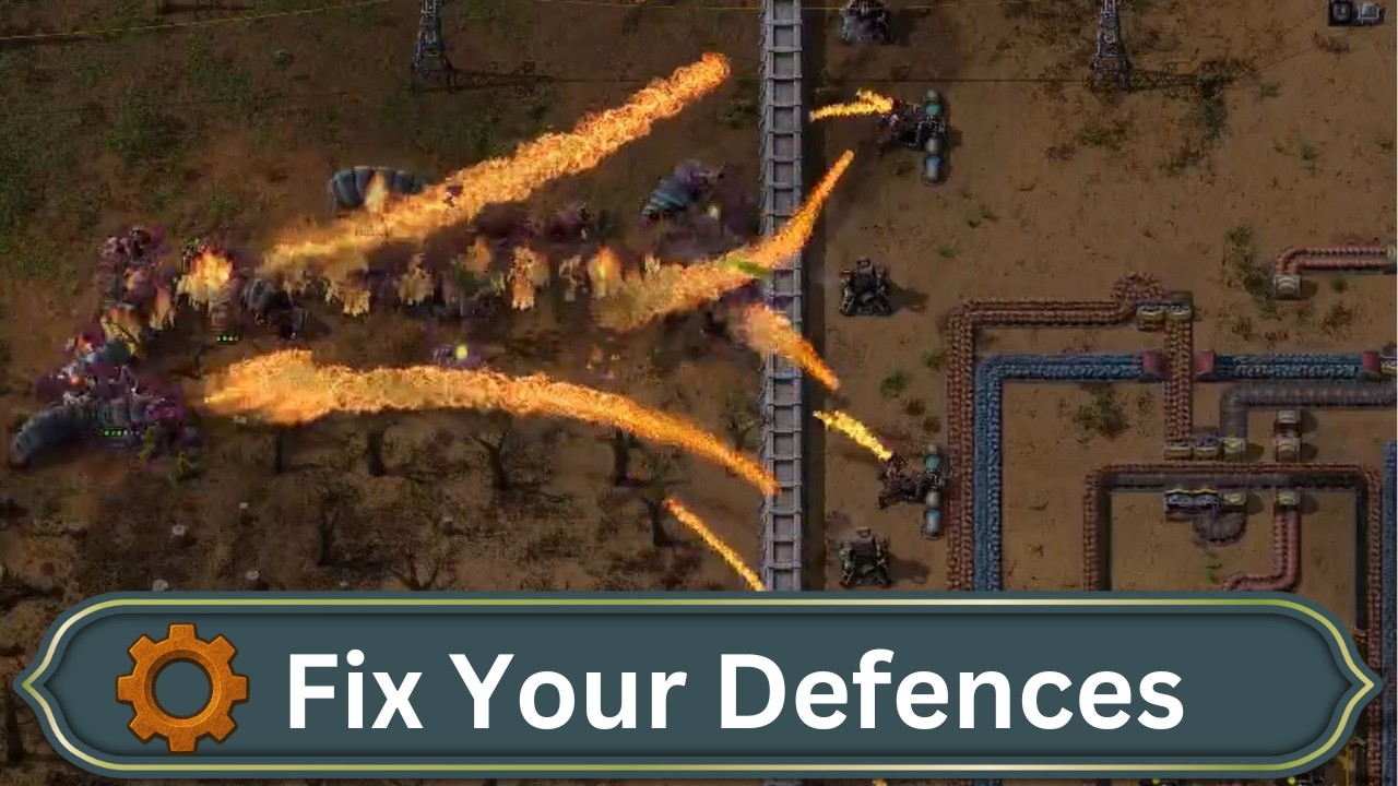 How I Made My Defence 10x More Efficient (Factorio)