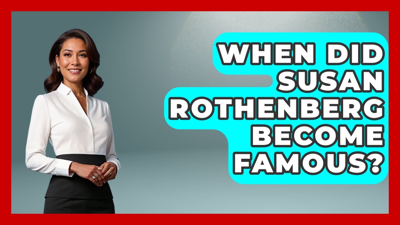 When Did Susan Rothenberg Become Famous? - Artists Behind the Art