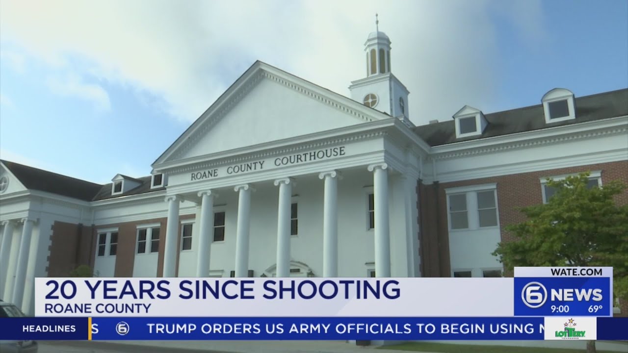 Ceremony marks 20 years since tragedy on Roane County Courthouse steps