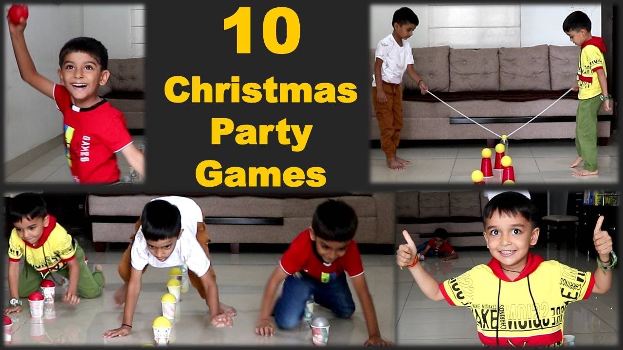 10 Games for kids | Christmas Party Games | New Party Games for Kids Toddlers for Birthday Party