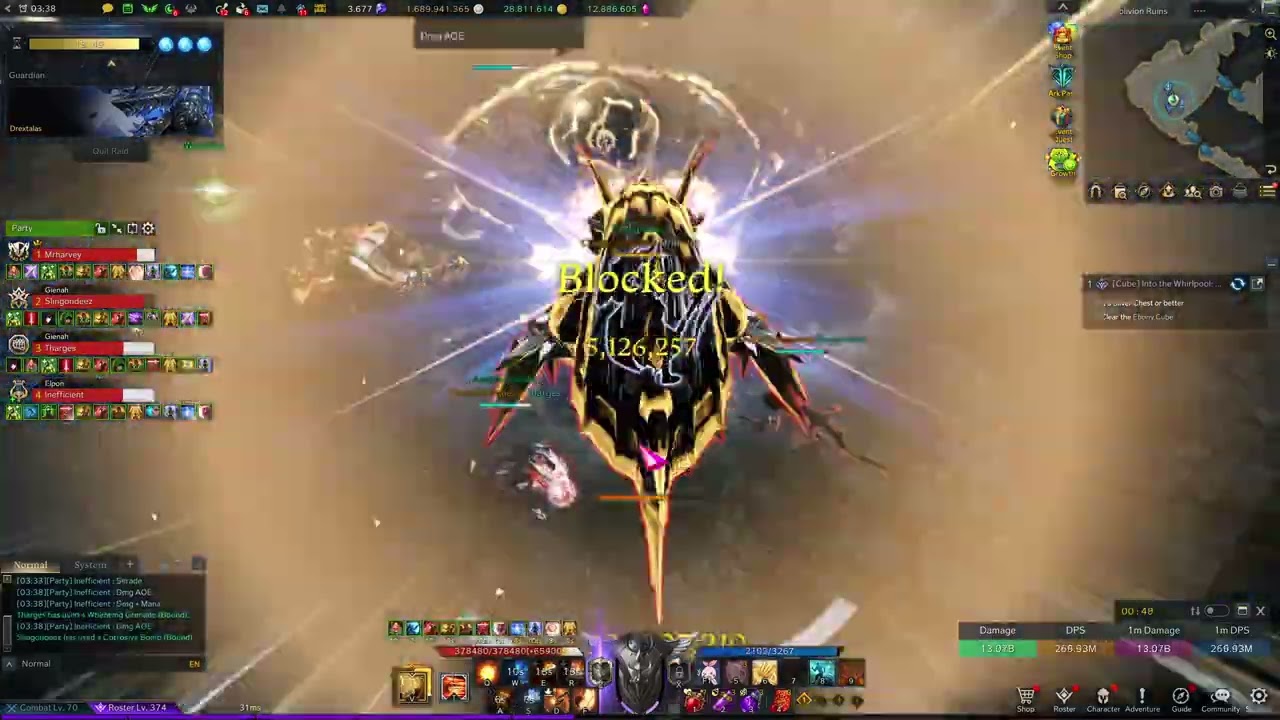 Lost Ark - Drextalas Guardian! 1703 Red Gunlancer Gameplay!
