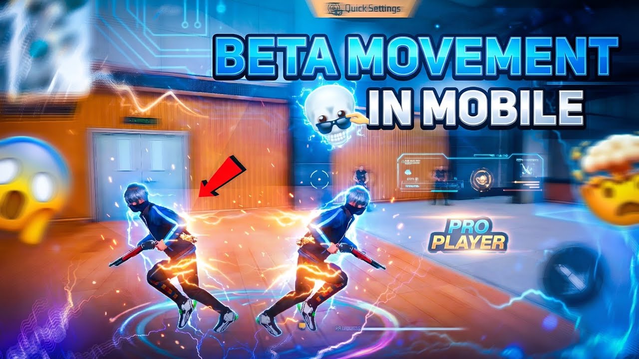 BETA MOVEMENT IN MOBILE 📱🤯 | PC MOVEMENT TUTORIAL IN MOBILE #freefire 