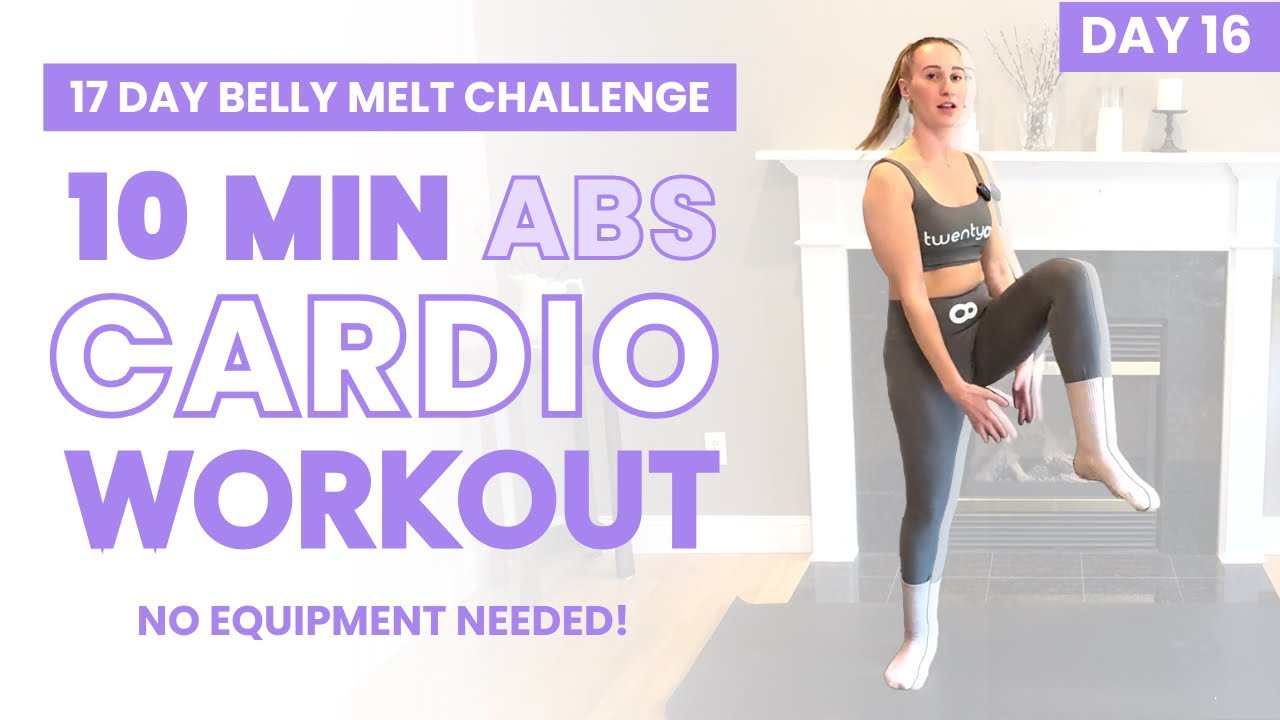 10-Min At Home Pilates Core Workout to Lose Belly Fat Fast | Day 16 of 17 Belly Melt Challenge