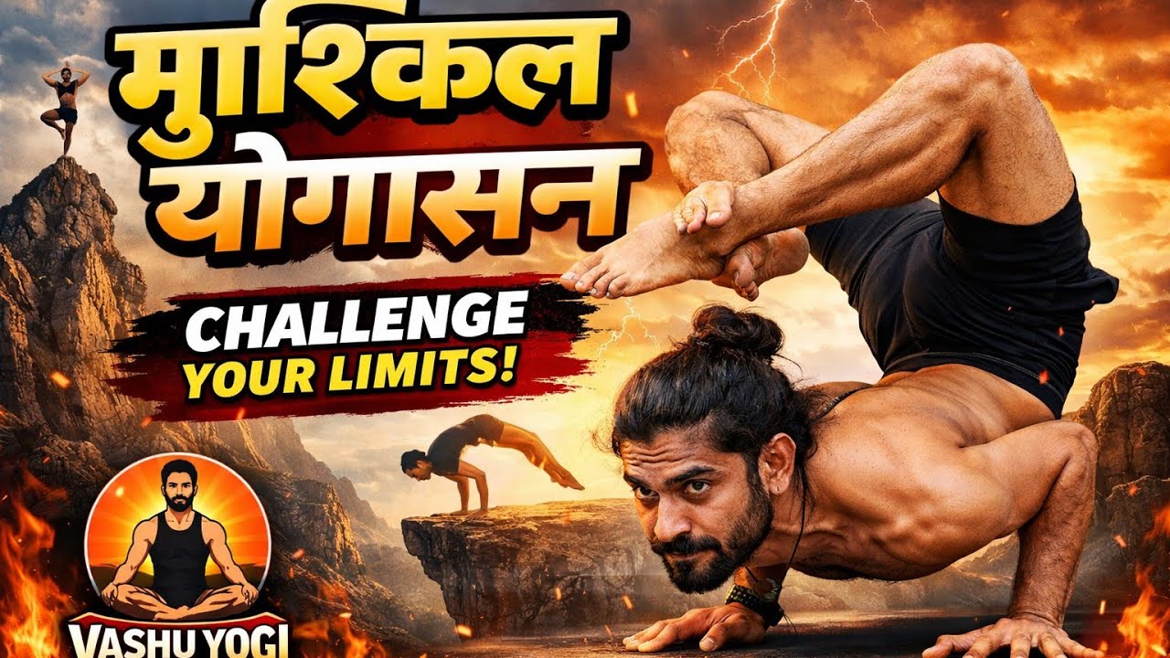  मुश्किल योगासन vashu yogi / मुश्किल योग अभ्यास कैसे करें vashu yogi / yog / vashu Yogi 