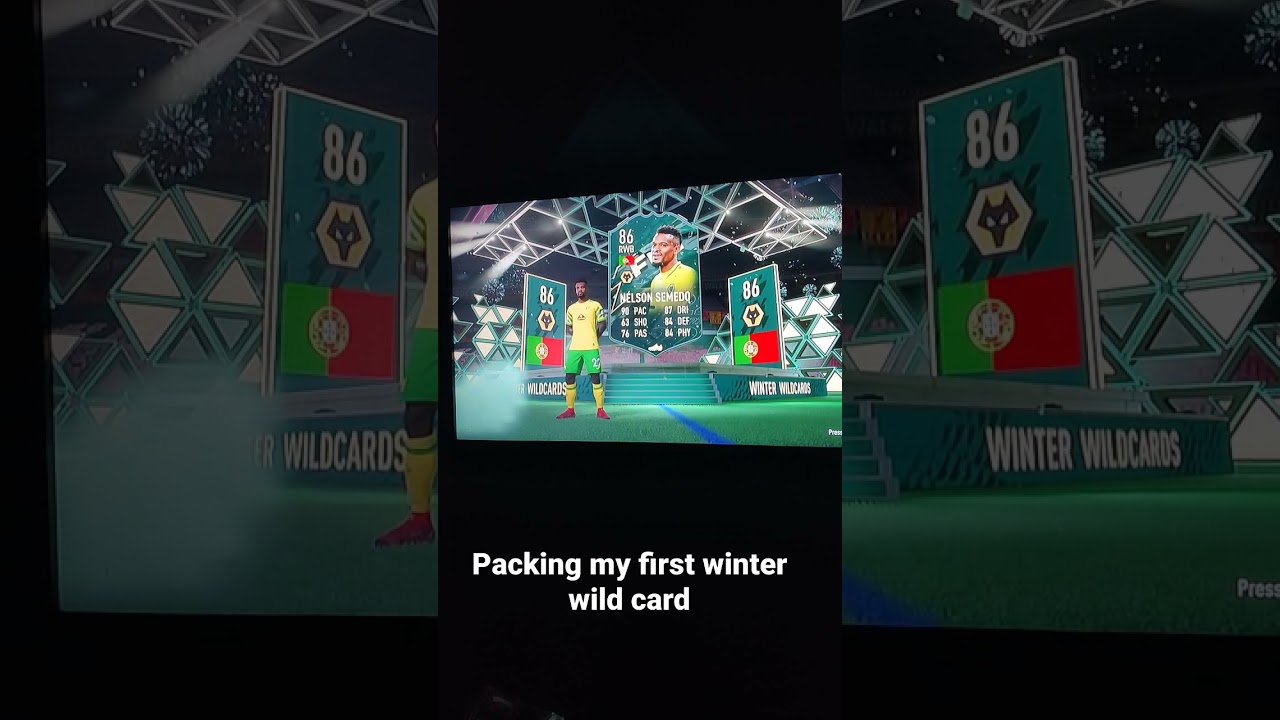 my first winter wild card player #fifa22packopening #shorts
