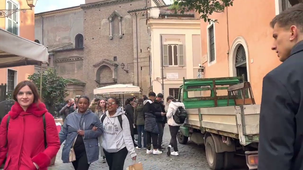 A short walk around Trastevere, Rome