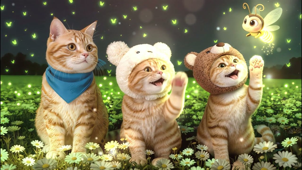 We Followed a Firefly's Secret Map... You Won't Believe What We Found!#cat #fantasy#adventure