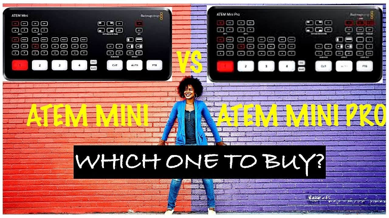 ATEM Mini vs ATEM Mini Pro Which one to buy? For your LIVE Stream videos on Social Media