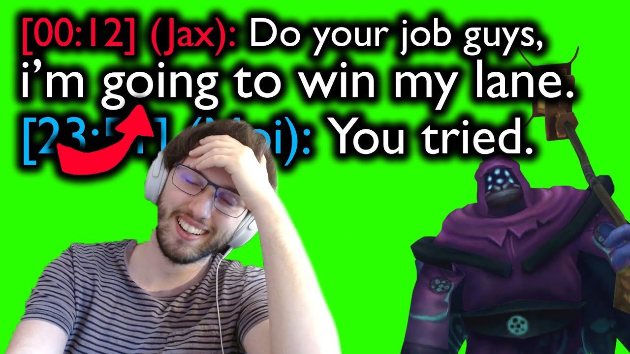 Ce Jax était CONVAINCU de m'éclater en lane !!! 🤣😂