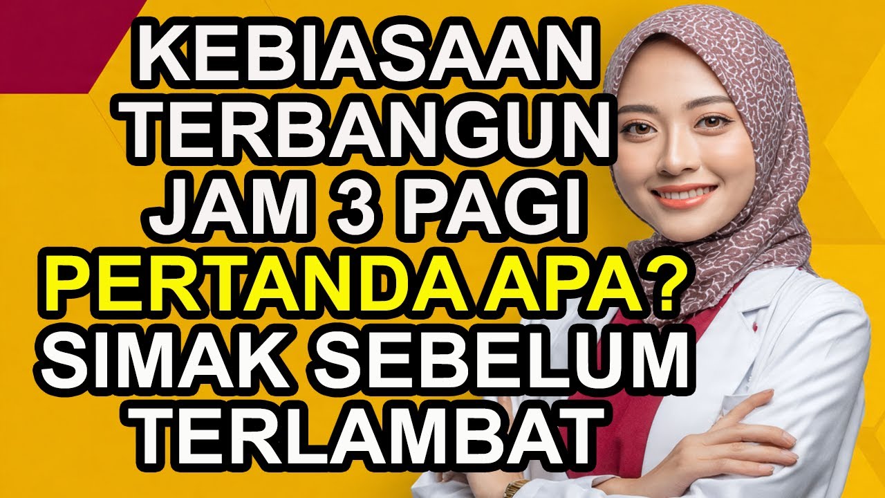 Sering Bangun Jam 3 Pagi di Usia Tua Dokter MenjelaskanTanda Bahaya yang Tak Boleh Diabaikan!
