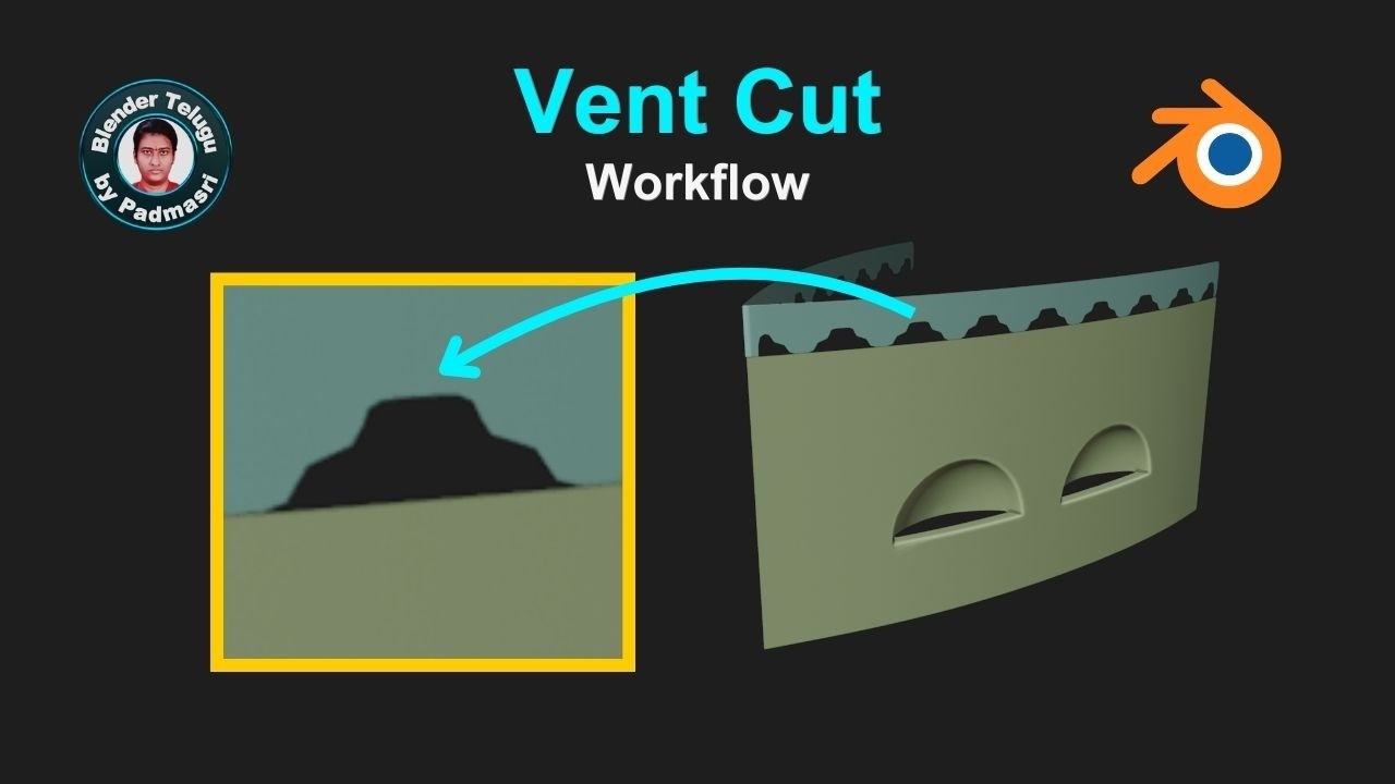 Charcoal Iron Box Lid Modelling (Part 3) | Padmasri's Blender Tutorial