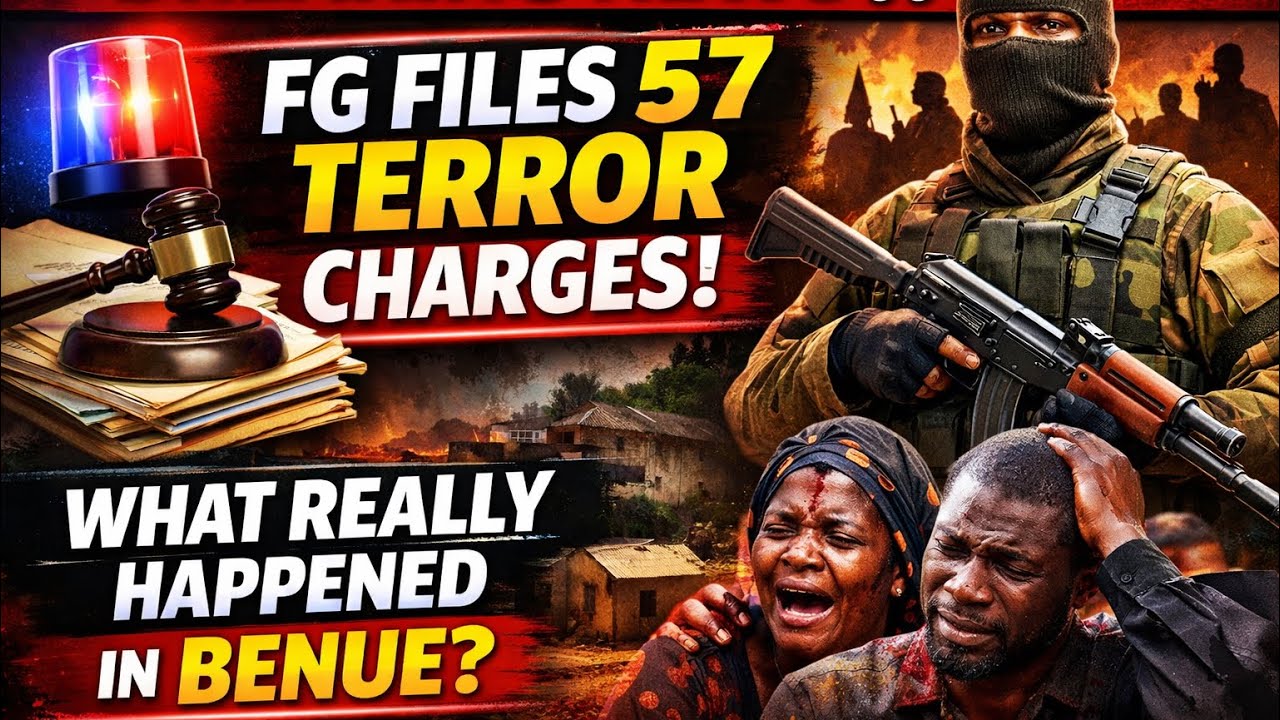 BREAKING NEWS‼️ FG Files 57 Terror Charges — What REALLY Happened in Benue