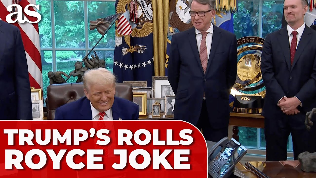 Trump's ROLLS ROYCE JOKE to UK ambassador leaves OVAL OFFICE IN STITCHES