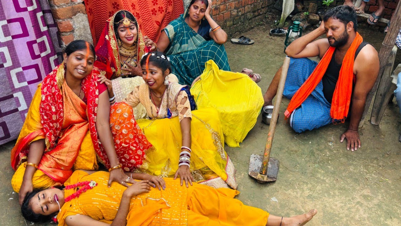 घरवालों के डरे, देखिये प्रेगनेंट लड़की हल्दी मटकोर के दिन खा ली जहर।|Gawar Bhauji Priti Singh Comedy
