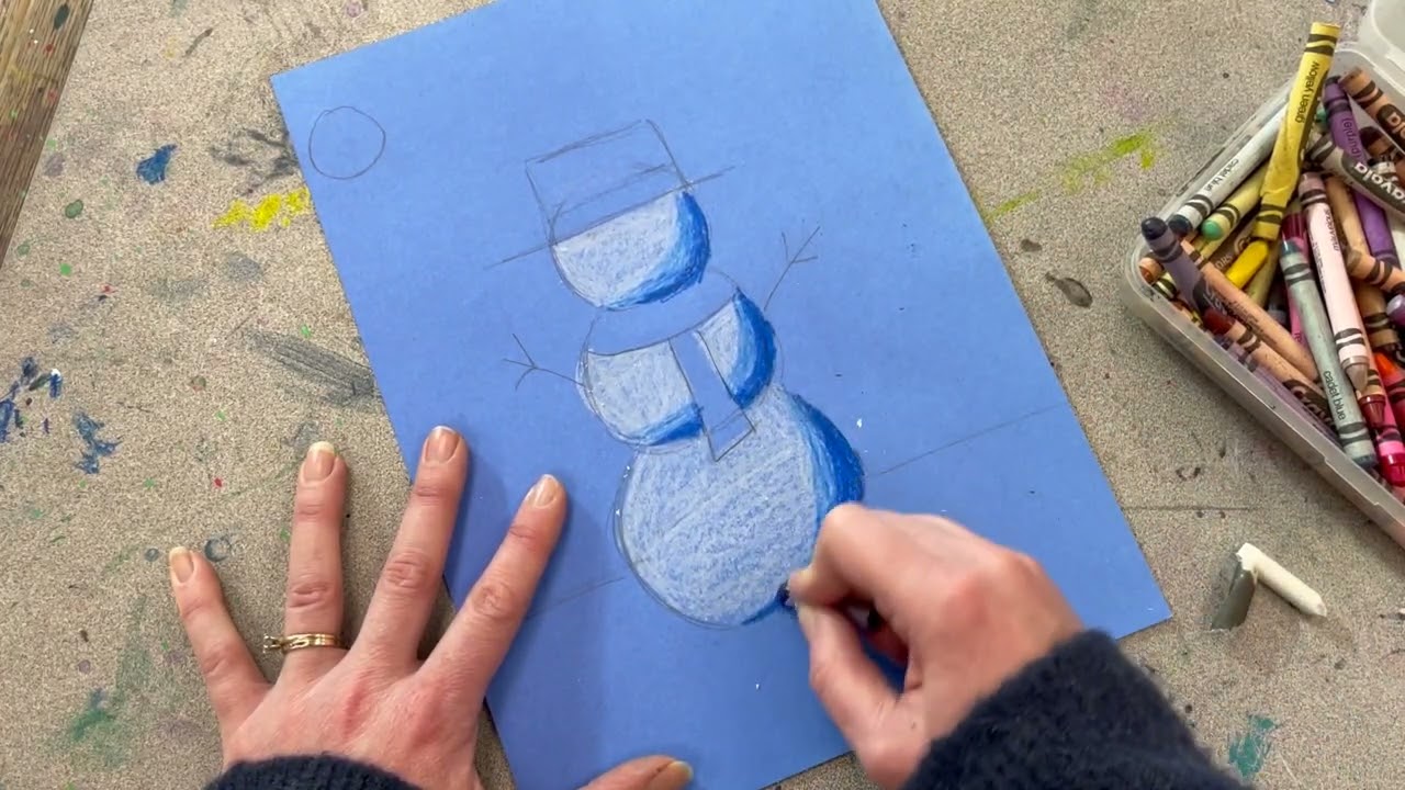 gr 2 snowman shading