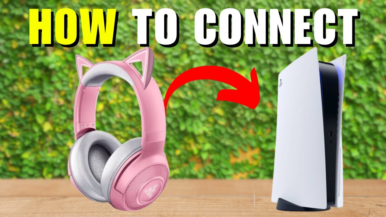 Как подключить Razer Kraken BT Kitty Edition к PS5