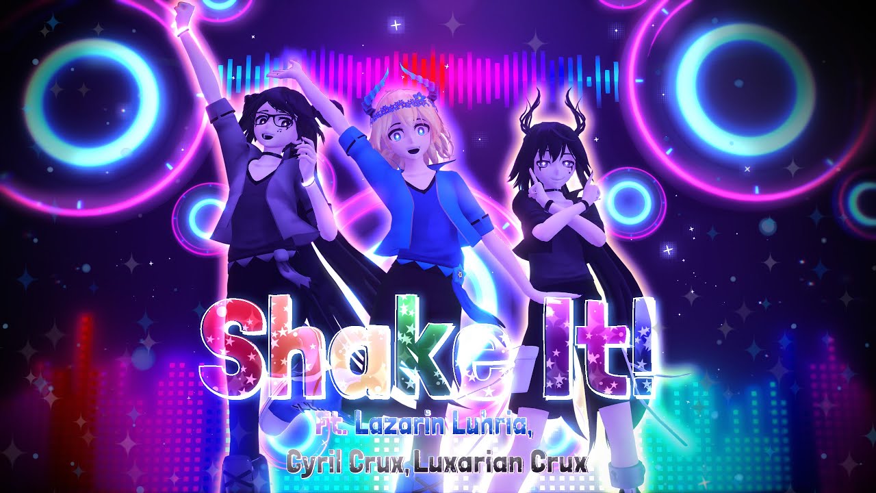 【MMDxUTAU】Shake It!【Lazarin Luhria, Cyril Crux and Luxarian Crux】