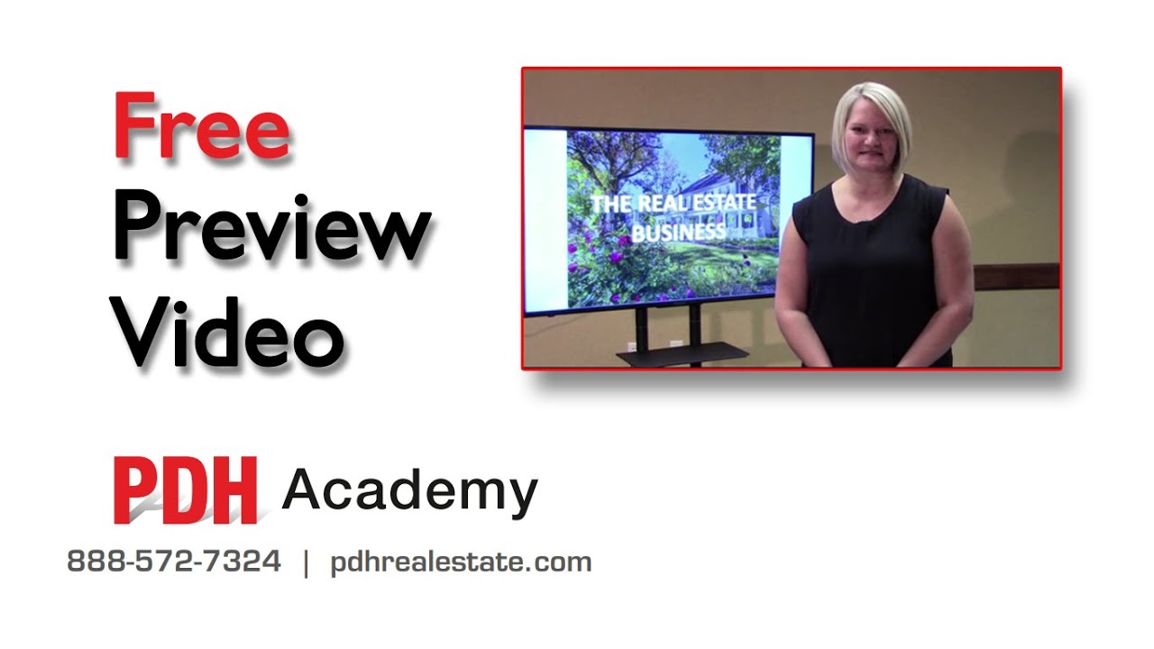 PDH Real Estate Academy Preview Video
