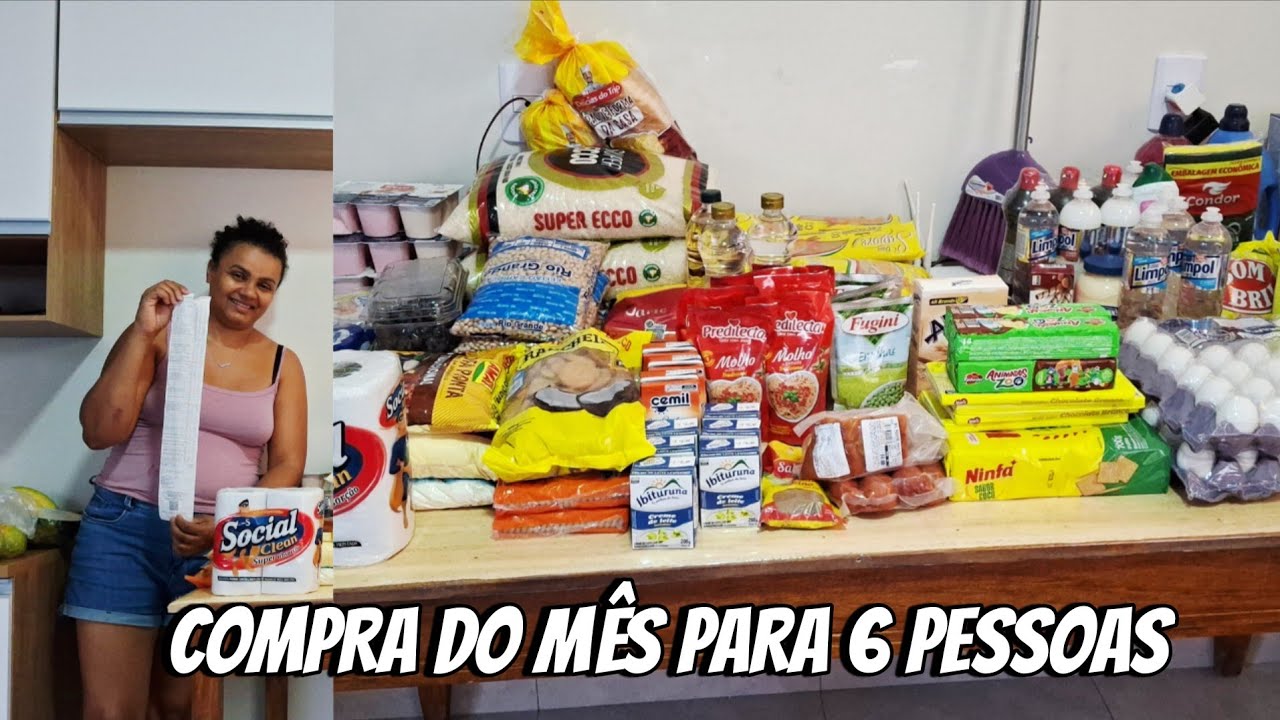 Primeira Compra de Mercado do Ano, Quanto gastamos? + organização das compras