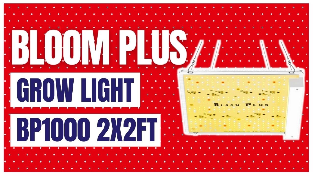 Bloom Plus Grow Light BP1000 2x2ft Coverage Full Spectrum Led Grow Light