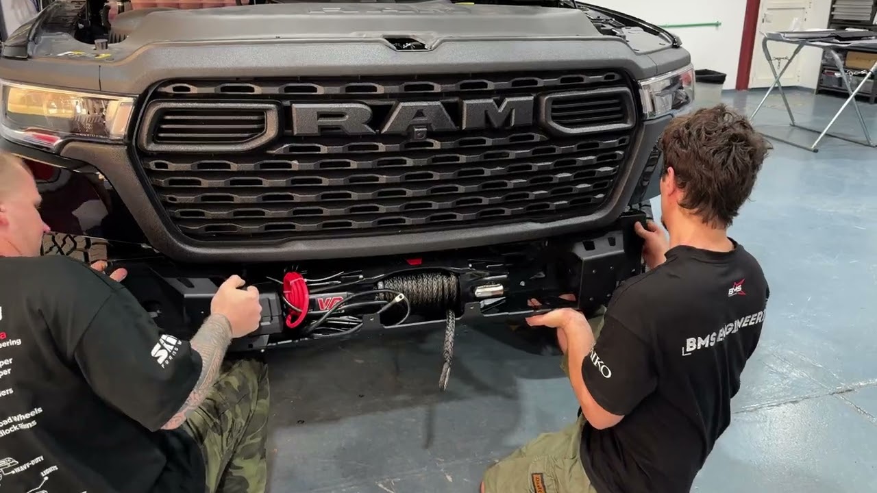 Dodge RAM 1500 2024-2025 Front Bumper BMS PRO-Line Installation guide