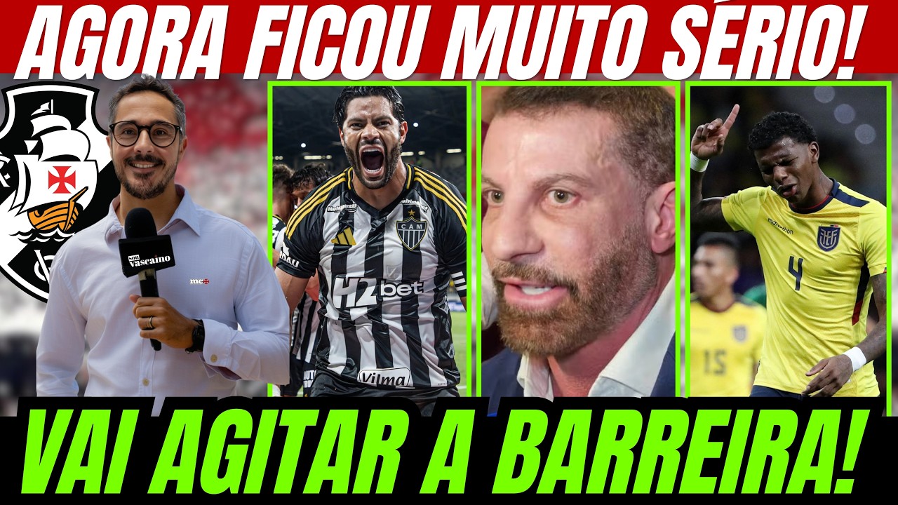 AGORA FICOU MUITO S&Eacute;RIO! VASCO ACELERA NEGOCIA&Ccedil;&Atilde;O POR REFOR&Ccedil;OS E PEDRINHO SOLTA O VERBO NA CBF!
