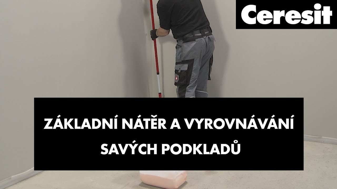 Základní nátěr a vyrovnávání savých podkladů | Pravidla dobře odvedené práce