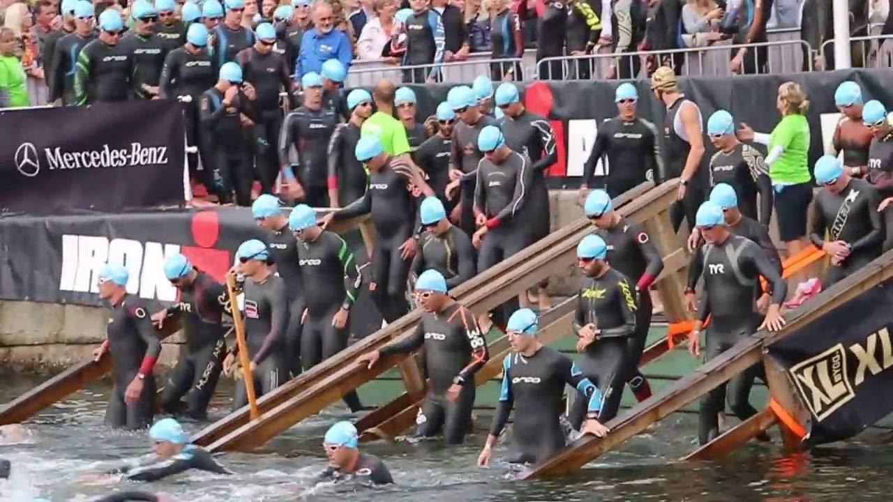 Swim start Ironman Kalmar 2016