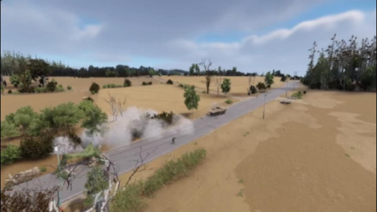 Arma Reforger US Army vs Russian town battle