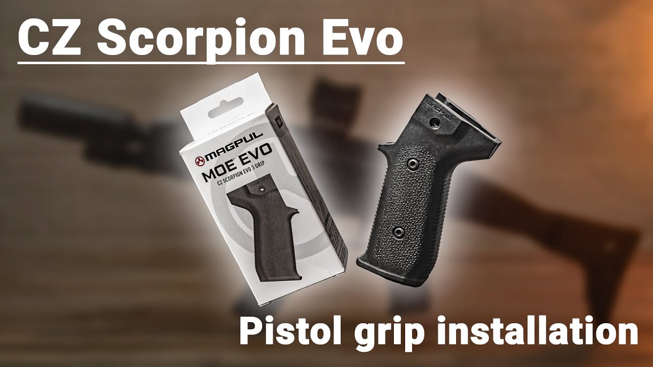 How to install a pistol grip on a CZ Scorpion Evo | CZ Parts