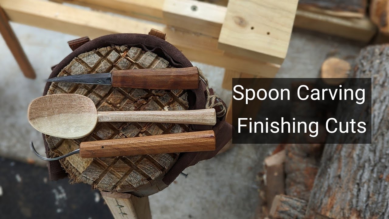 Spoon Carving - Finishing Cuts (Part 2) | Andy Spoons