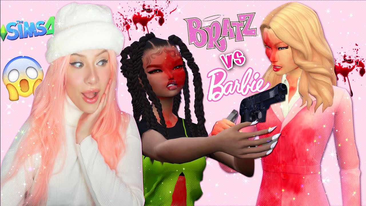 BRATZ VS BARBIES PURGE IN THE SIMS 4!
