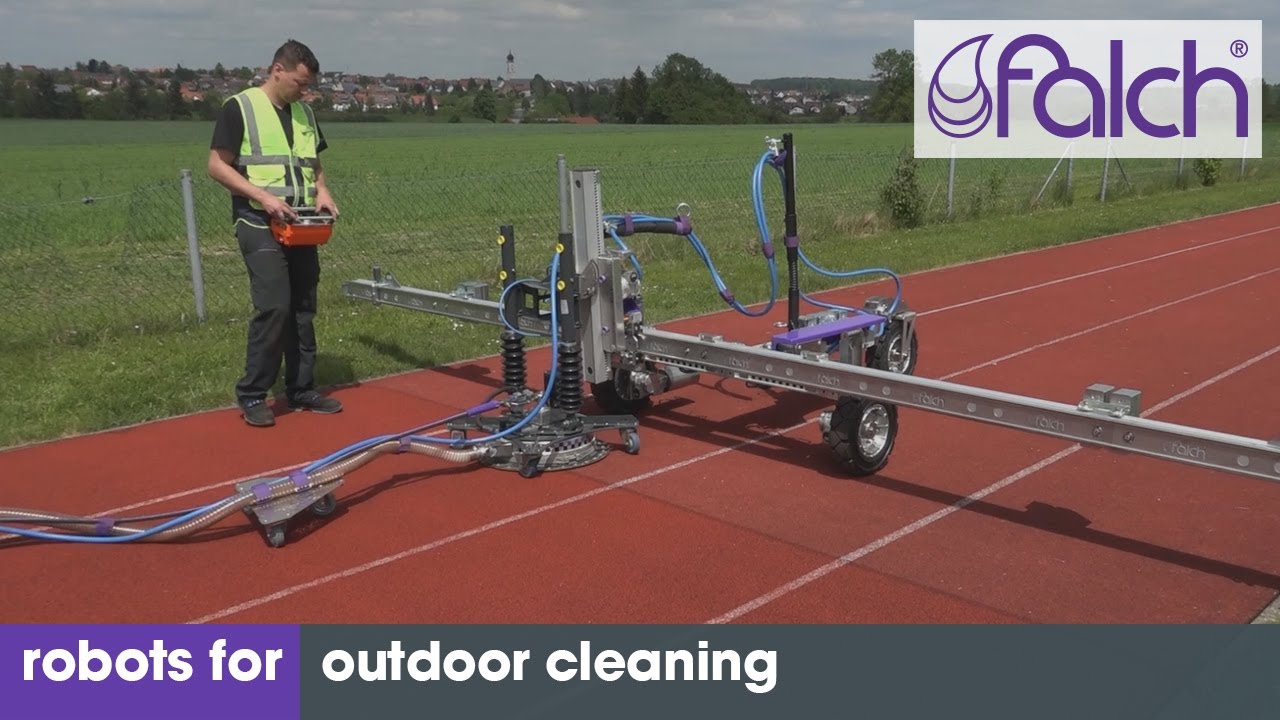 falch robots for outdoor cleaning