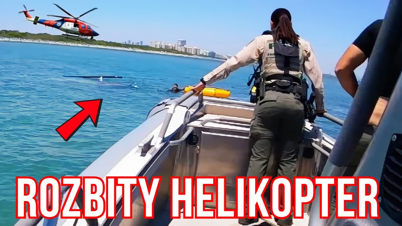 Szokująca Katastrofa Helikoptera — Pilot Uratowany Przez FWC
