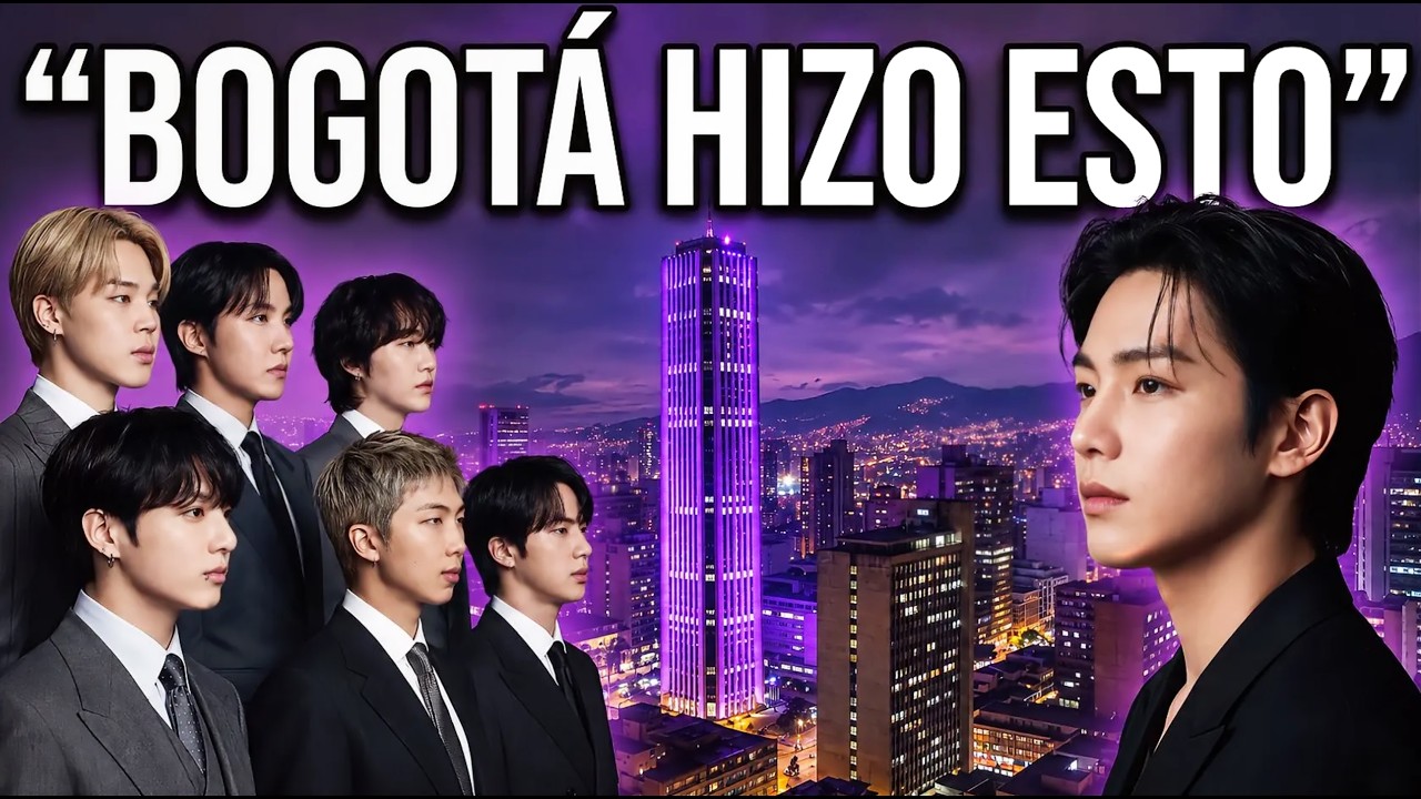 BTS pis&oacute; Colombia y Bogot&aacute; hizo algo que nadie esperaba 💜