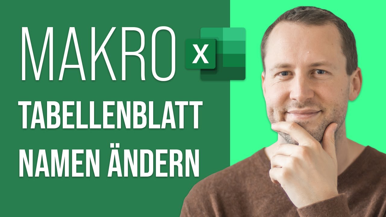 VBA Tabellenbl&auml;tter umbenennen als Makro