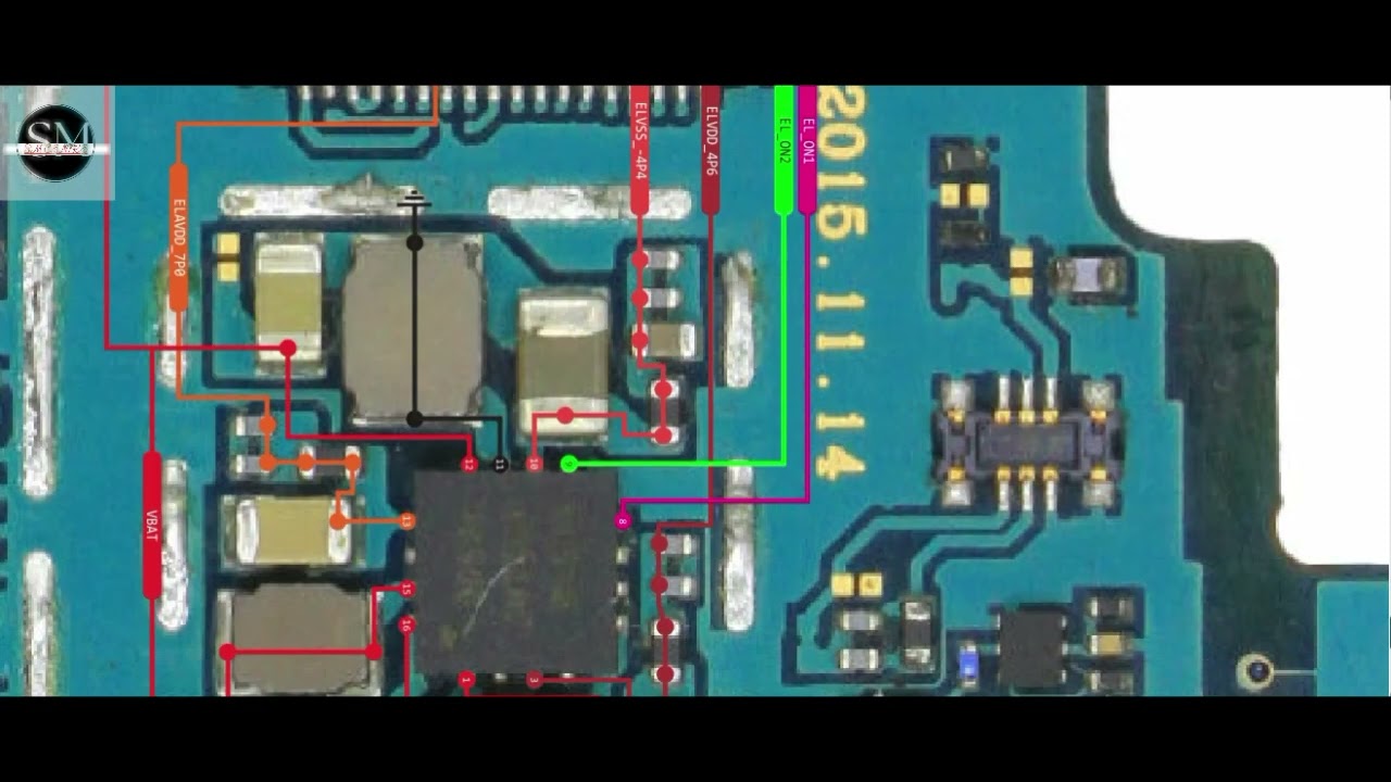 Samsung SM A510  Display Light Problems Solution |borneo schematic | hardware solution