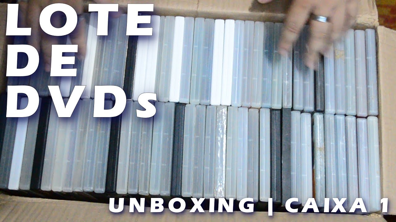 LOTE DE DVDs | Unboxing Caixa 1