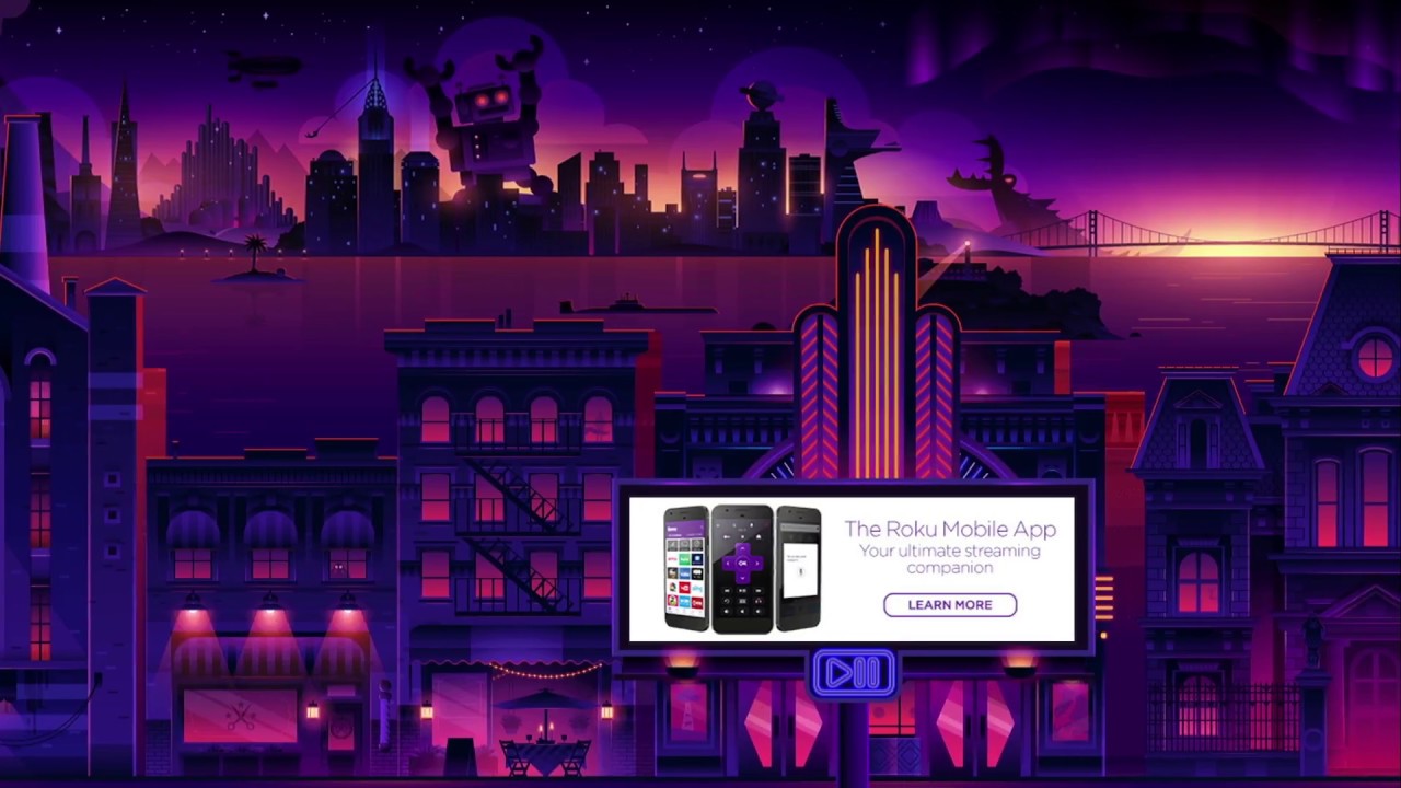 Roku Screensaver | Roku City Stroll: Movie Magic | Roku